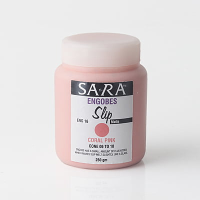 Sara Engobes Matte Coral Pink ENG16 Sara Engobes Matte Coral Pink ENG16