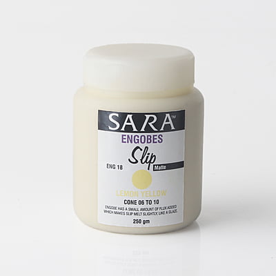 Sara Engobes Matte Lemon Yellow ENG18 Sara Engobes Matte Lemon Yellow ENG18