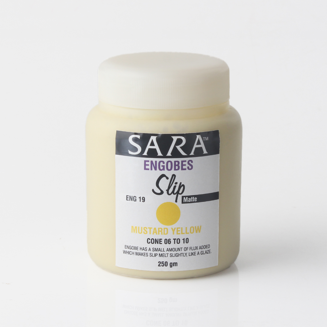 Sara Engobes Matte Mustard Yellow ENG19 Sara Engobes Matte Mustard Yellow ENG19