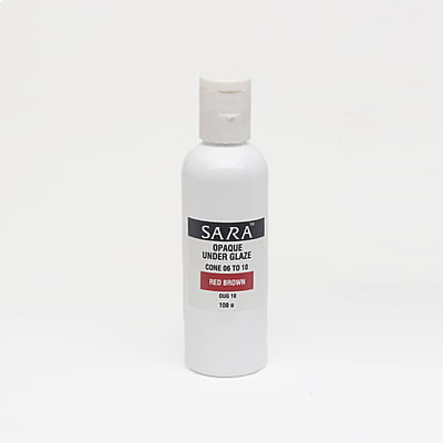 Sara Opaque Underglaze Red Brown OUG10 Sara Opaque Underglaze Red Brown OUG10