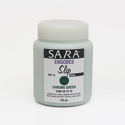 Sara Engobes Matte Chrome Green ENG13