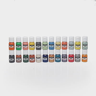 Combo Small 2 - Sara Semi Transparent Underglazes - Pack of 24 Colours (30gm)
