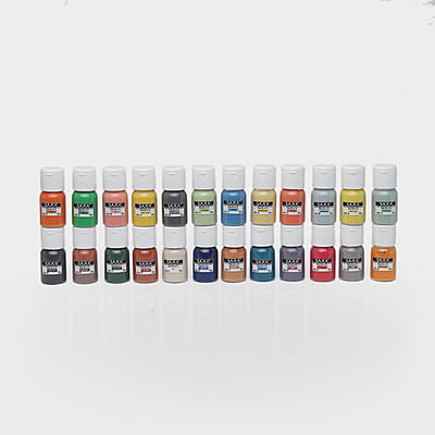 Combo Small 2 - Sara Semi Transparent Underglazes - Pack of 24 Colours (30gm) Combo Small 2 - Sara Semi Transparent Underglazes - Pack of 24 Colours (30gm)