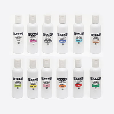 Combo Big 1:  Sara Opaque Underglazes -  Pack of 12 Colours (100gm)