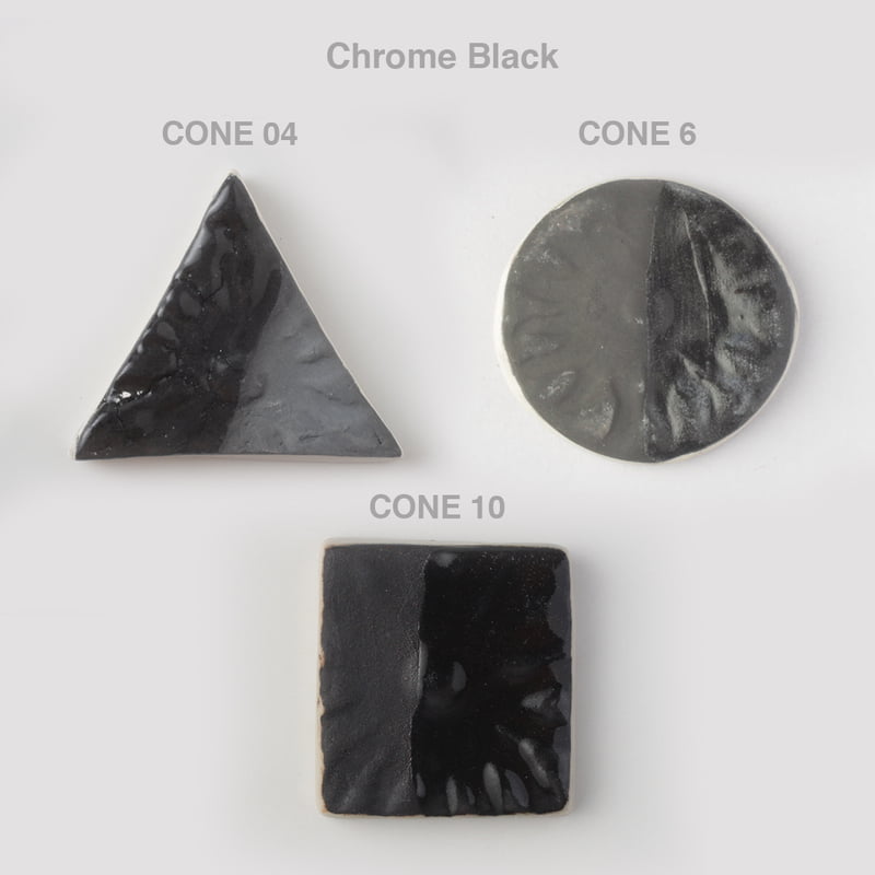 Sara Opaque Underglaze Chrome Black OUG02 Sara Opaque Underglaze Chrome Black OUG02