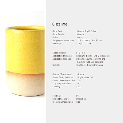 Sara Mid Fire Opaque Bright Yellow