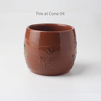 Sara Decorative Clay  Slip Red Brown