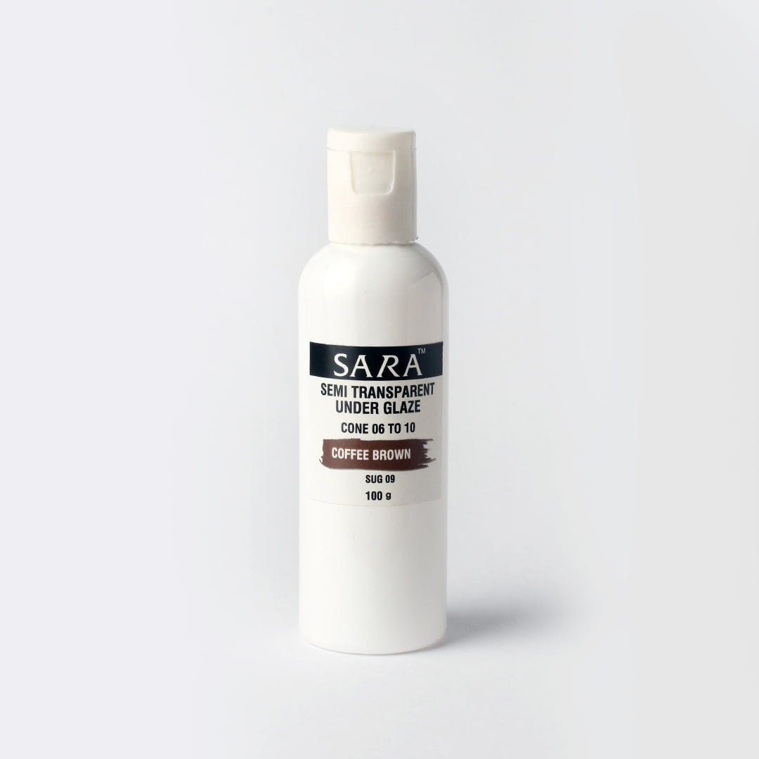 Sara Semi Transparent Underglaze Coffee Brown SUG09 Sara Semi Transparent Underglaze Coffee Brown SUG09