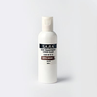 Sara Semi Transparent Underglaze Coffee Brown SUG09