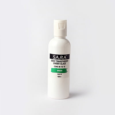 Sara Semi Transparent Underglaze Green SUG24