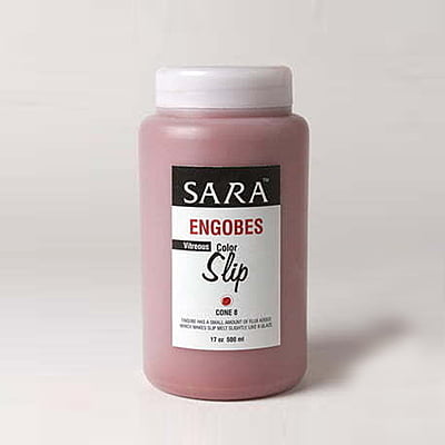 Sara Engobes Vitreous  High Fire Red Brown