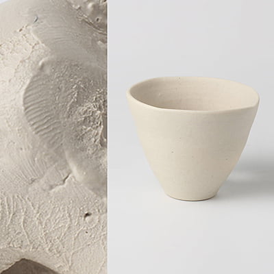 Sara Clay Mid Fire Transparent Porcelain - T6 Sara Clay Mid Fire Transparent Porcelain - T6