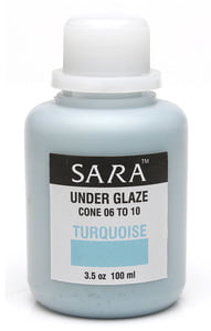 Sara Underglaze Turquoise Sara Underglaze Turquoise